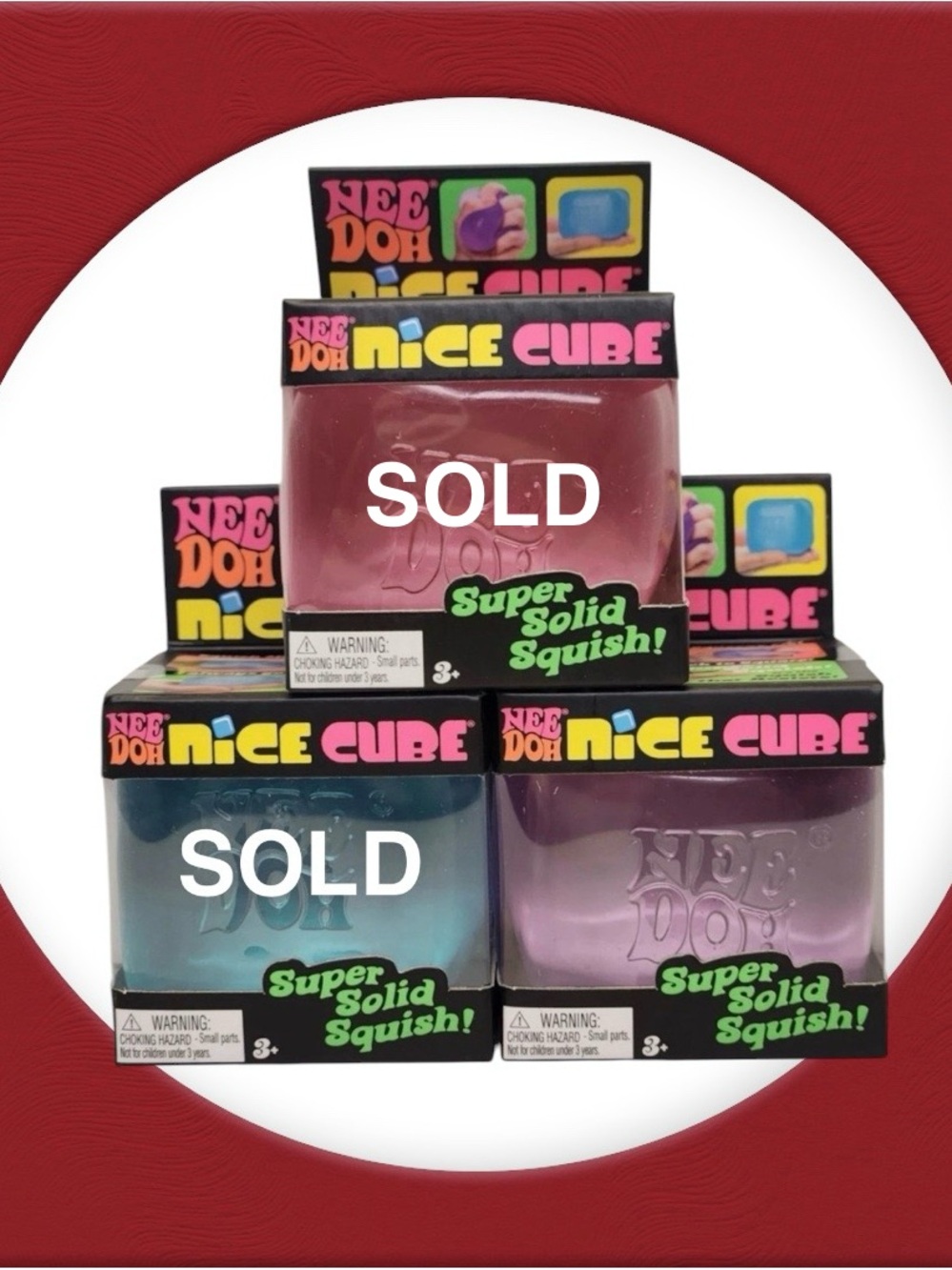 Nice Cube Super Solid Squish - Purple//Blue